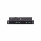 StarTech.com 2-Port Serial to Ethernet Adapter, IP Serial Device Server For Remote RS232 Devices, Wall/DIN Rail Mountable, Metal Housing, RJ45 LAN to DB9 Serial Converter, TAA
