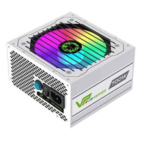 GameMax 700W VP - 700W White RGB PSU Semi Modular RGB Fan