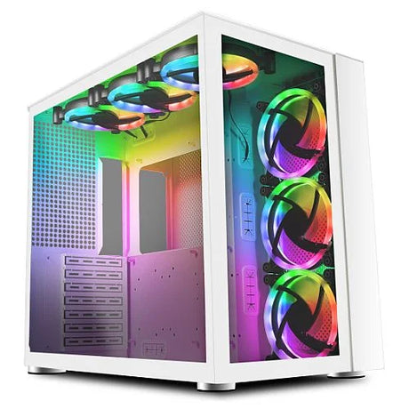 GameMax Infinity Gaming Case w/ Glass Side & Front ATX Dual