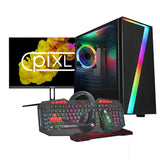 DCG Alpha - Ryzen 5 5600G, 16GB DDR4, Vega 7 Graphics, 500GB SSD, 24" Monitor Gaming PC Bundle