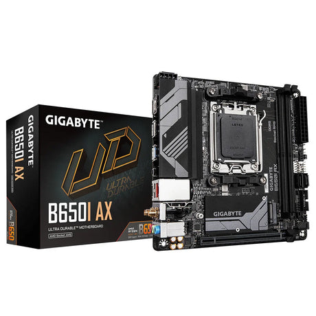 Gigabyte B650I AX Motherboard - Supports AMD AM5 CPUs 5 + 2