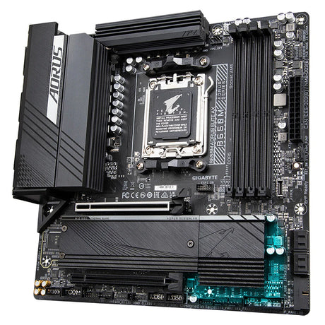 Gigabyte B650M AORUS ELITE AX Motherboard - Supports AMD