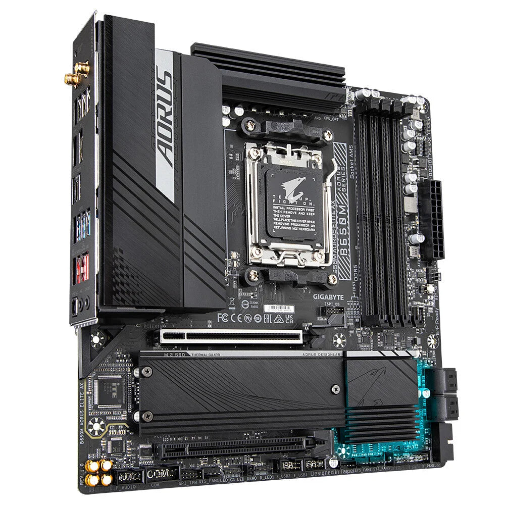 Gigabyte B650M AORUS ELITE AX Motherboard - Supports AMD
