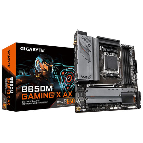 Gigabyte B650M GAMING X AX - Supports AMD AM5 CPUs 6 + 2