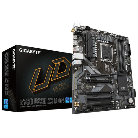 Gigabyte B760 DS3H AX DDR4 Motherboard - Supports Intel