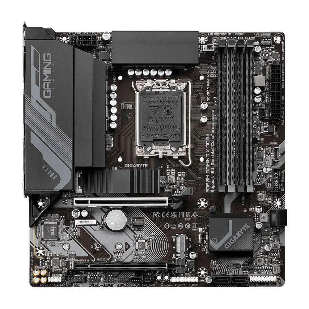Gigabyte B760M GAMING X DDR4 Motherboard - Supports Intel