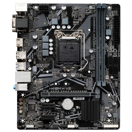 Gigabyte H410M H V2 Motherboard - Supports Intel Core 10th