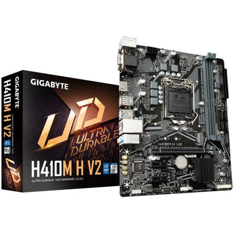 Gigabyte H410M H V2 Motherboard - Supports Intel Core 10th
