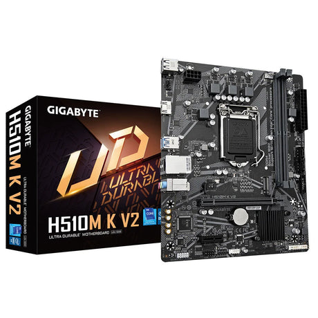 Gigabyte H510M K V2 Motherboard - Supports Intel Core 11th
