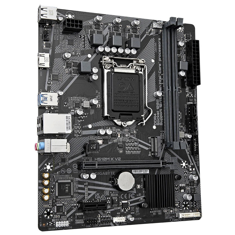 Gigabyte H510M K V2 Motherboard - Supports Intel Core 11th