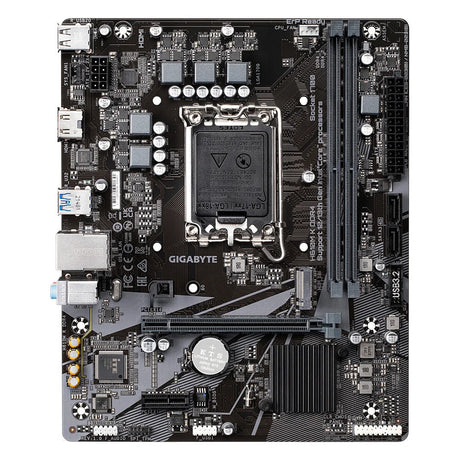 Gigabyte H610M K DDR4 Motherboard - Supports Intel Core