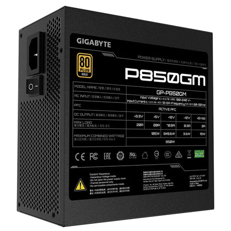 Gigabyte P850GM power supply unit 850 W 20 + 4 pin ATX ATX