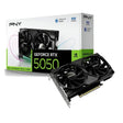 PNY NVIDIA GeForce RTX 5050 8GB GDDR6 Graphics Card, 2560 CUDA Cores, 2317 MHz Core Clock, Dual Fan, 3x DisplayPorts / 1x HDMI Port