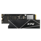 Adata XPG GAMMIX S70 Blade (AGAMMIXS70B-1T-CS) 1TB NVME SSD, M.2 Interface, PCIe Gen4, 2280, Read 7400MB/s, Write 5500MB/s, Heatsink, 5 Year Warranty