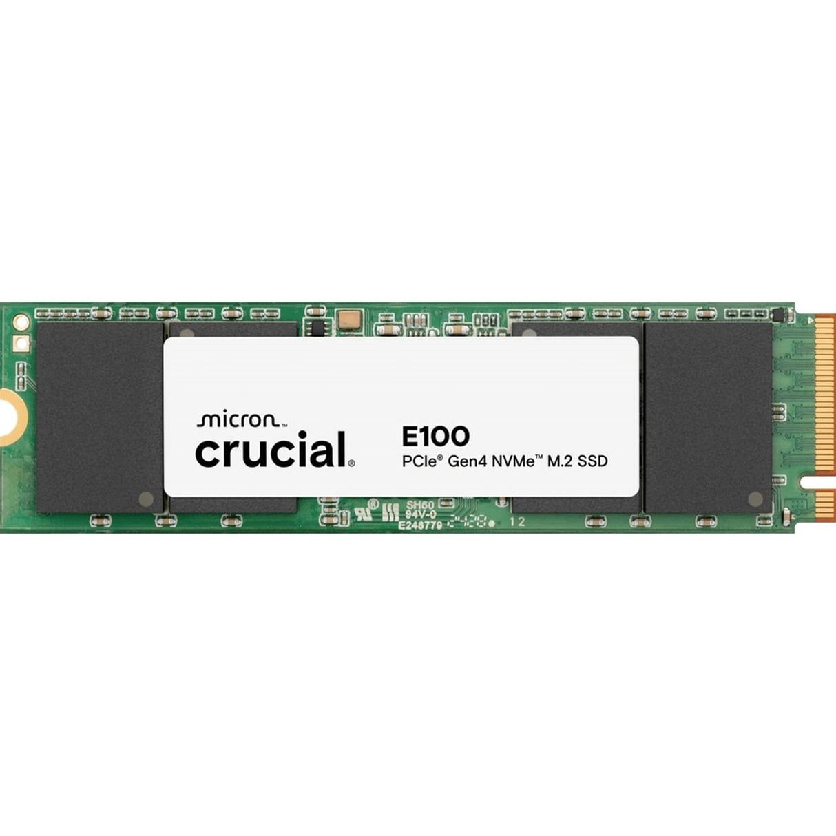 Crucial  (CT1000E100SSD8) E100 1TB PCIe Gen4 NVMe M.2 SSD, Sequential Write 4,500 MB/s, Sequential Read 5,000 MB/s