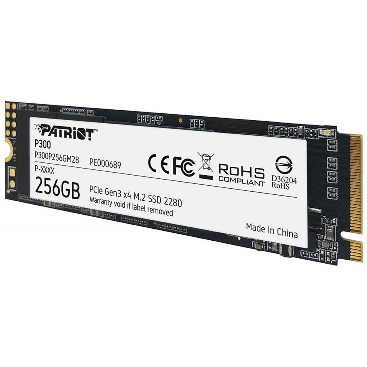 SSD Patriot P300 de 256 GB M.2 2280 PCIe NVMe