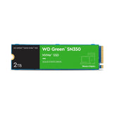 WD Green SN350 (WDS200T3G0C) 2TB NVMe SSD, M.2 Interface, PCIe Gen3, 2280, Read 3200MB/s, Write 3200MB/s, 3 Year Warranty