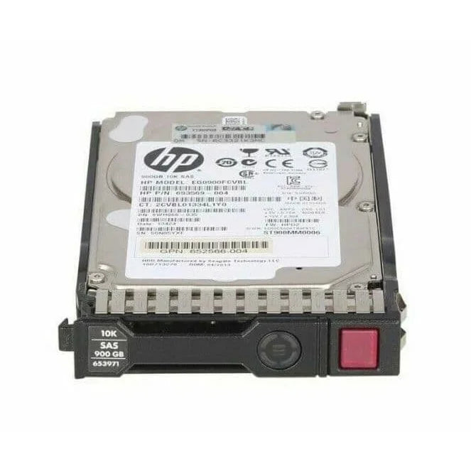 HP 900GB 10K 6Gb/s SAS 2.5’ Hot-Plug SFF HDD 653971-001