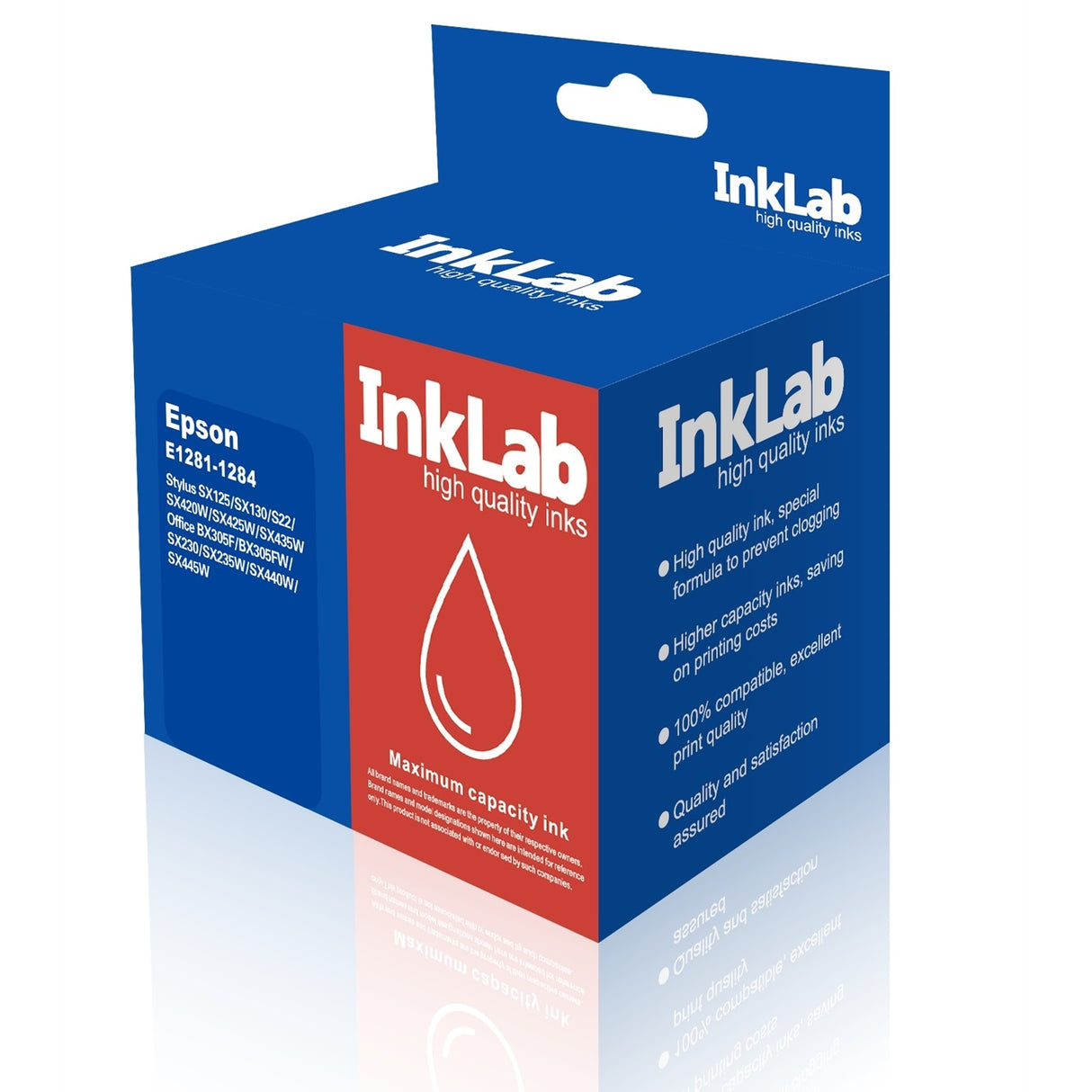 InkLab 1281-1284 Epson Compatible Multipack Replacement Ink