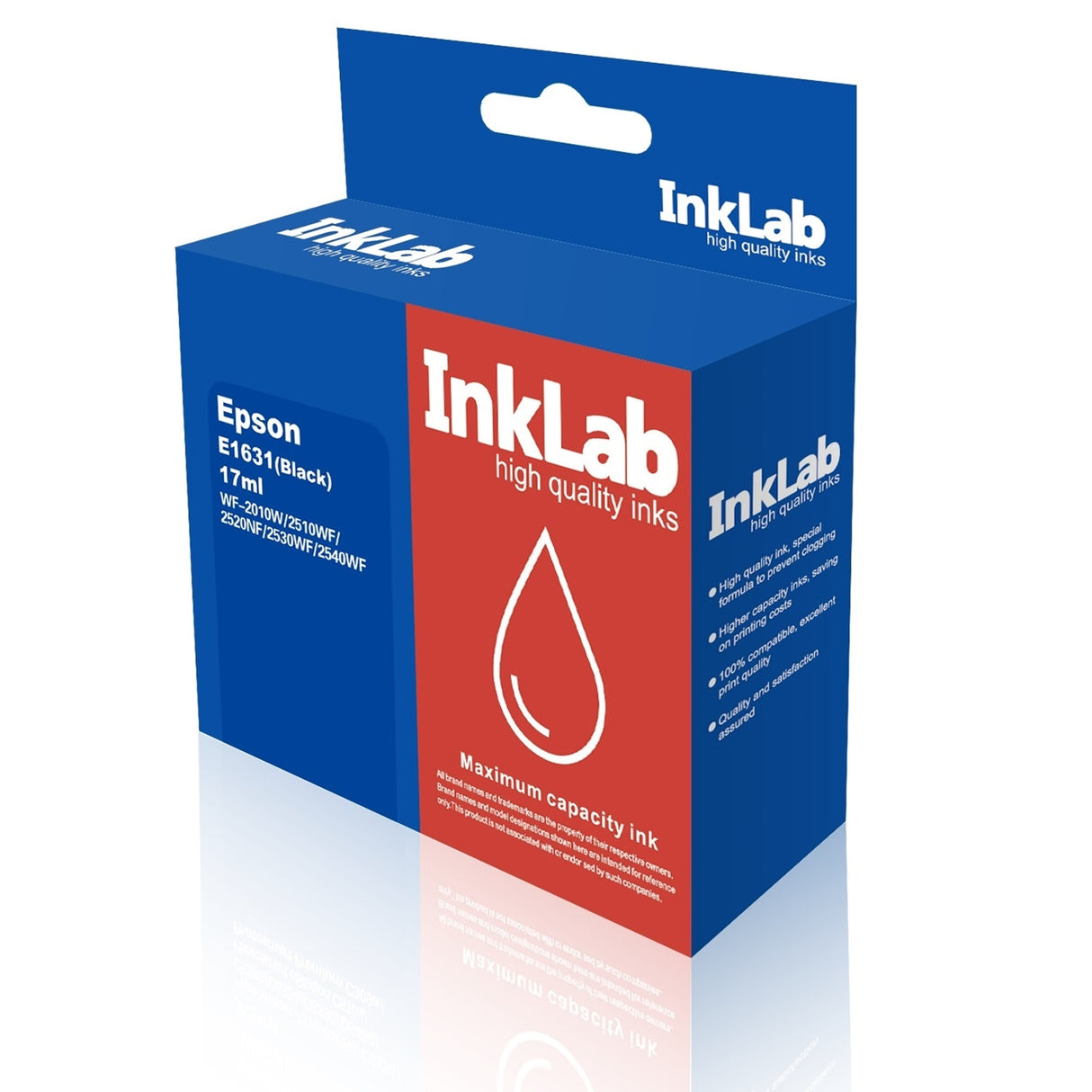 InkLab 1631 Epson Compatible Black Replacement Ink