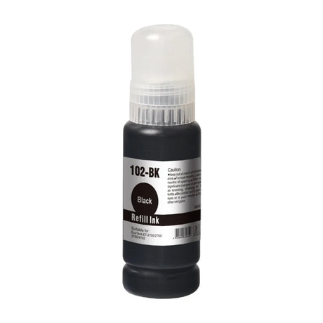 InkLab 102 Epson Compatible EcoTank Black Ink Bottle - Inks