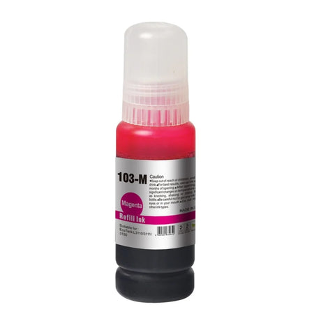 InkLab 103 Epson Compatible EcoTank Magenta ink bottle -