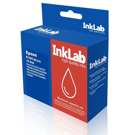InkLab 1281 Epson Compatible Black Replacement Ink - Inks