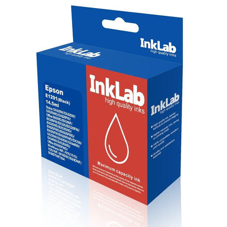 InkLab 1291 Epson Compatible Black Replacement Ink - Inks