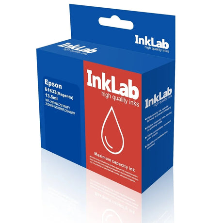 InkLab 1633 Epson Compatible Magenta Replacement Ink - Inks