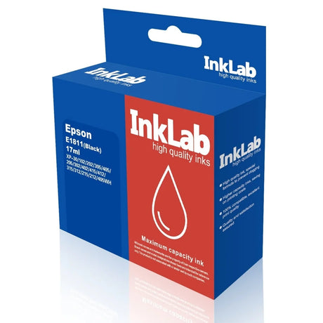 InkLab 1811 Epson Compatible Black Replacement Ink - Inks