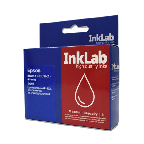 InkLab 503XL Epson Compatible Black Replacement Ink - Inks
