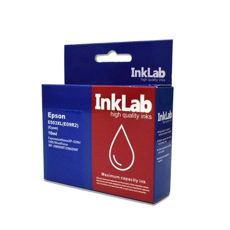 InkLab 503XL Epson Compatible Cyan Replacement Ink - Inks