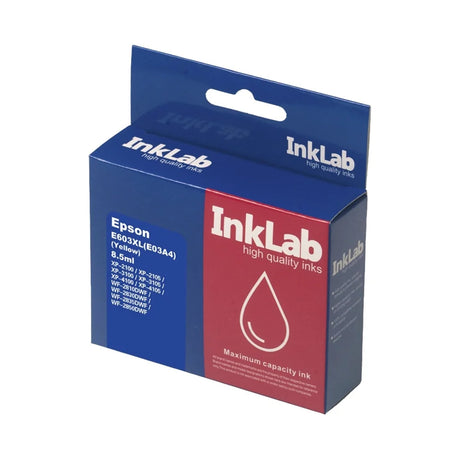 InkLab 603XL Epson Compatible Yellow Replacement Ink - Inks