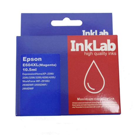 InkLab 604 Epson Compatible Magenta Replacement Ink - Inks