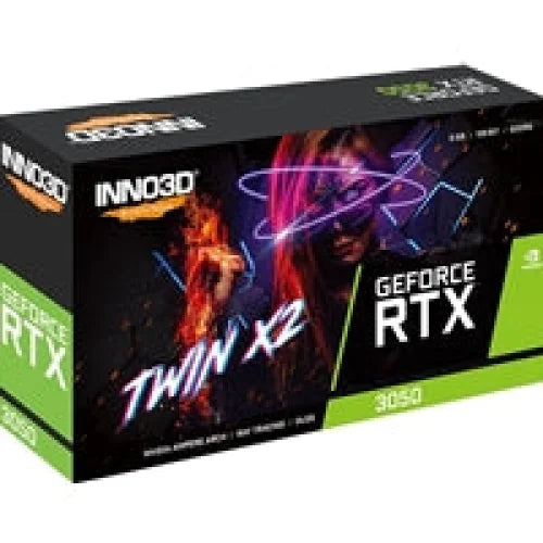 Inno3D NVIDIA GeForce RTX 3050 6GB TWIN X2 Graphics Card