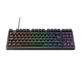 Tecware Phantom+ 80% TKL RGB Mechanical Gaming Keyboard with Wraith Brown Switches Black