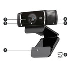 Logitech C922 PRO HD STREAM WEBCAM - Webcams