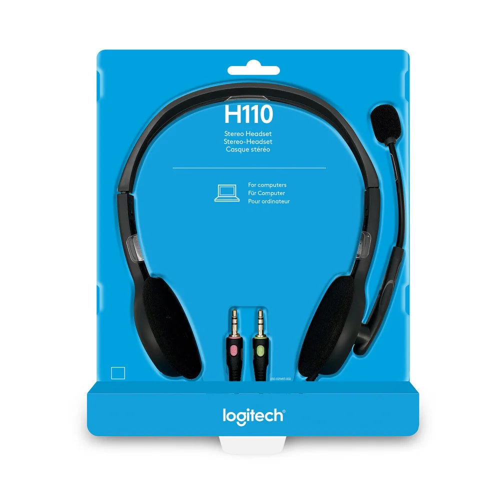 Logitech H110 Stereo Headset - Headphones & Headsets