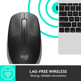 Logitech M190 Full-size wireless mouse - Mice