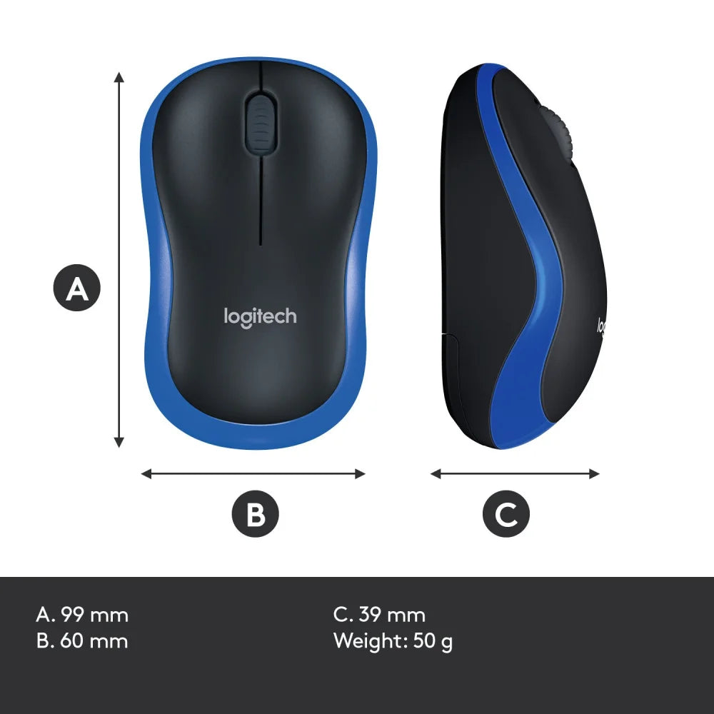 Logitech Wireless Mouse M185 - Mice