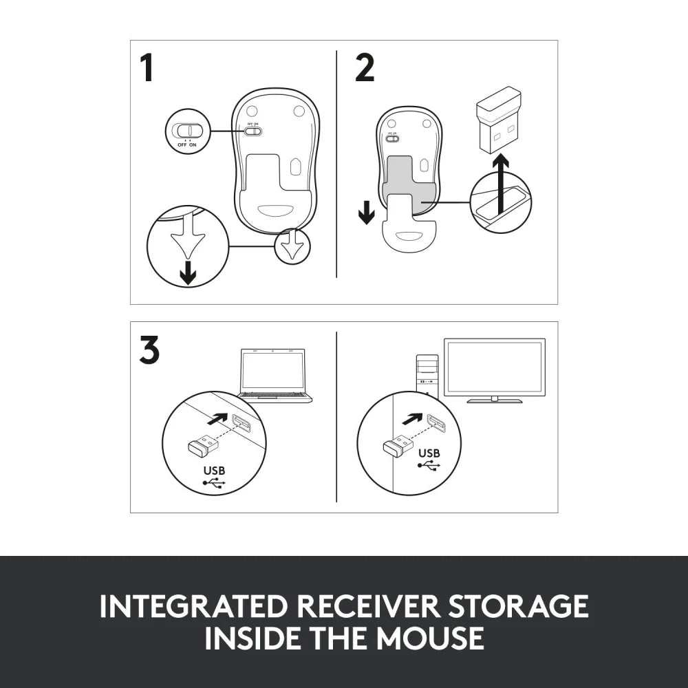 Logitech Wireless Mouse M185 - Mice