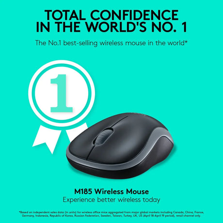 Logitech Wireless Mouse M185 - Mice