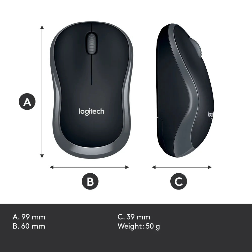 Logitech Wireless Mouse M185 - Mice