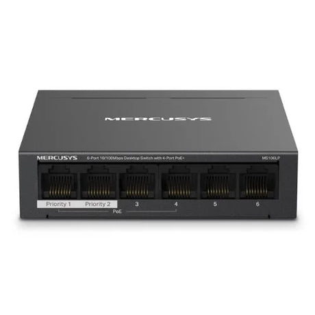 Mercusys (MS106LP) 6-Port 10/100Mbps Desktop Switch