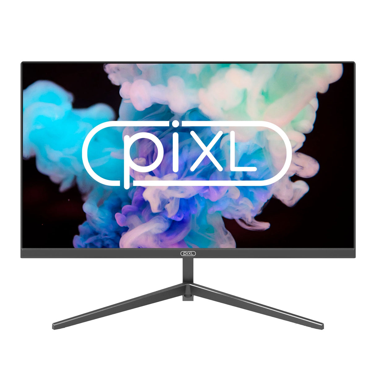 piXL CM215F17 Moniteur sans cadre 21,5 pouces, design fin, temps de réponse de 5 ms, taux de rafraîchissement de 75 Hz, Full HD 1920 x 1080, VGA/HDMI, prise en charge de 16,7 millions de couleurs, finition noire
