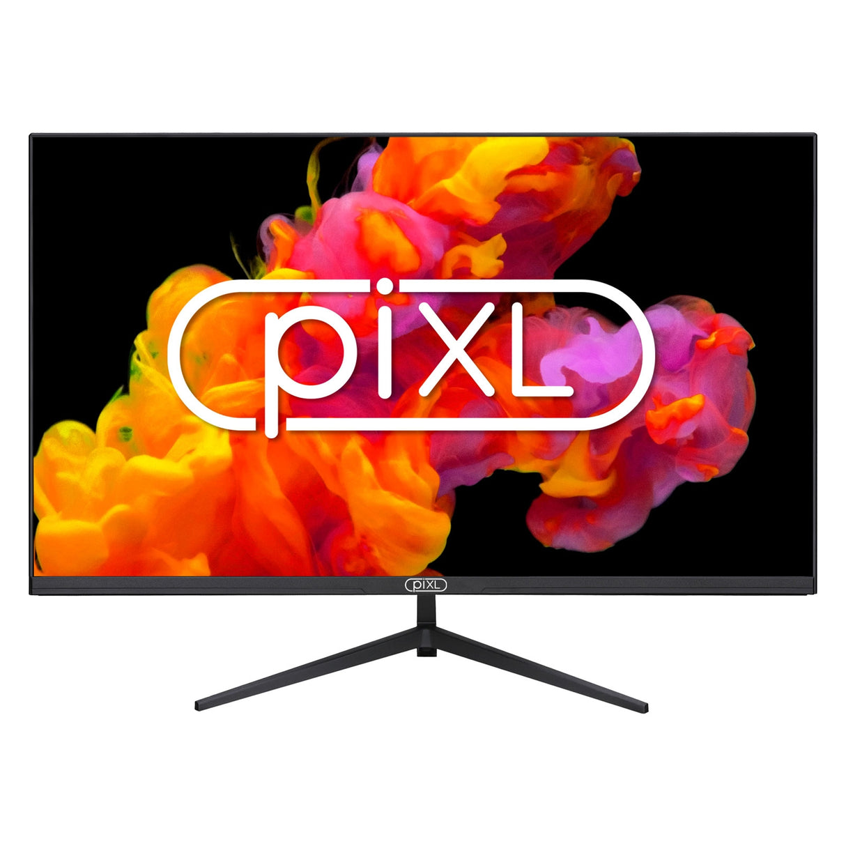 piXL CM32F4 Monitor sin marco de 32 pulgadas, panel LCD IPS panorámico, Full HD 1920x1080, tiempo de respuesta de 4 ms, actualización de 60 Hz, Display Port/HDMI, soporte de 16,7 millones de colores, soporte de pared VESA, acabado negro