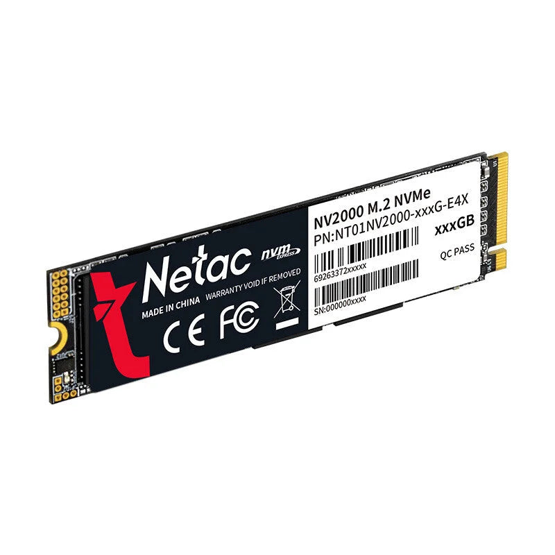 Netac NV2000 M.2 1 TB PCI Express 3.0 NVMe 3D TLC NAND