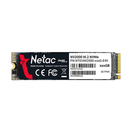 Netac NV2000 M.2 512 GB PCI Express 3.0 NVMe 3D TLC NAND