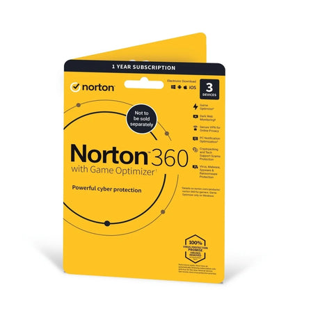 Norton 360 with Game Optimizer 2022 Antivirus for 3 Devices