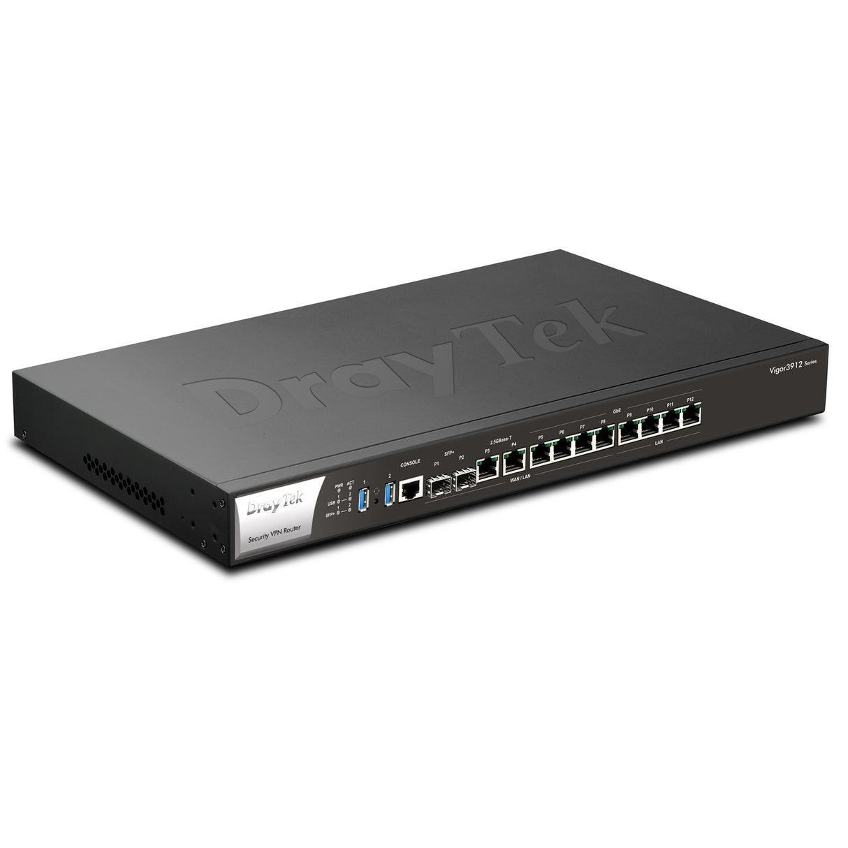 DrayTek V3912-K Vigor 3912 Wired 12.5Gb Enterprise Grade Multi-WAN Firewall Router